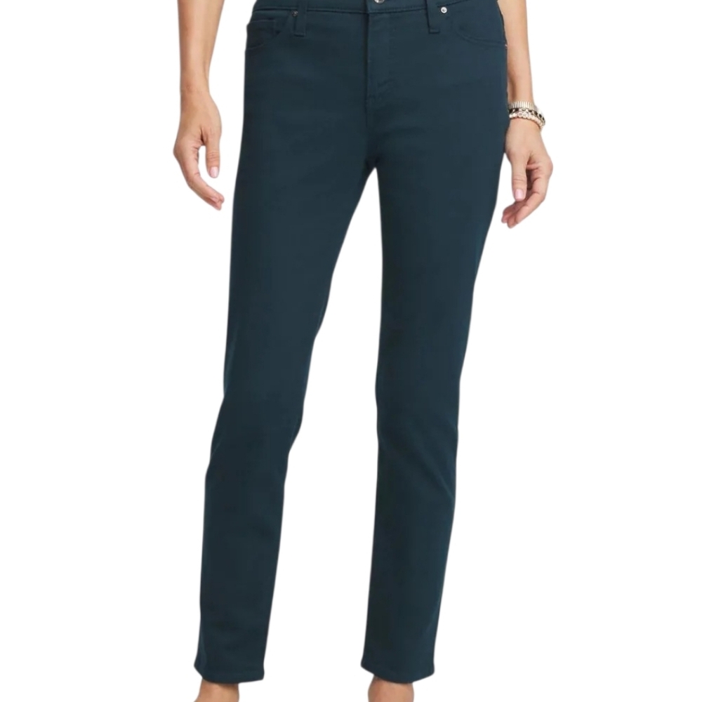 So Slimming Girlfriend Ankle Pant Chico's Size 3 / US 16 Black Pockets Stretch